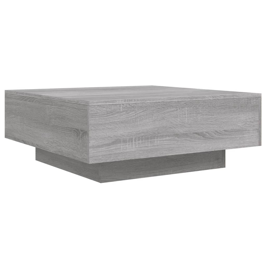 vidaXL Coffee Table, Side Table for Living Room Home Office Hallway, End Table for Decor, Sofa Table, Modern Style, Grey Sonoma Engineered Wood