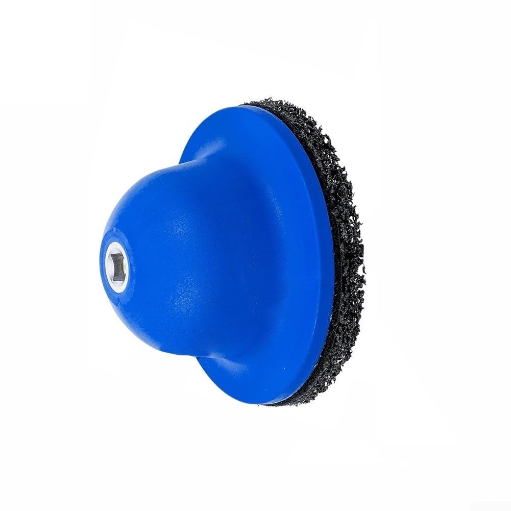 Outils de nettoyage pour moyeu de roue de voiture, freins à disque, outil de meulage des roues automobiles, brosse à inclinaison C avec tampon abrasif pour perceuse sans fil