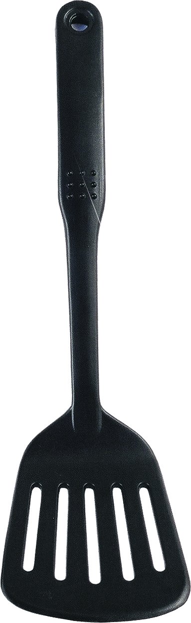 Chef Aid Black Nylon Slotted Turner
