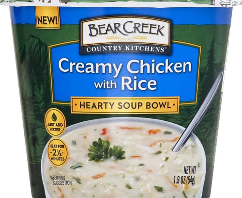 Miniatura 2 de Bear Creek Hearty Soup Bowl - Pollo cremoso con arroz, 1.9 onzas