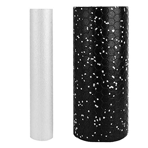 Gainty Conjunto de roletes de espuma de ioga de 2 peças macias e rígidas para exercícios, fitness, f