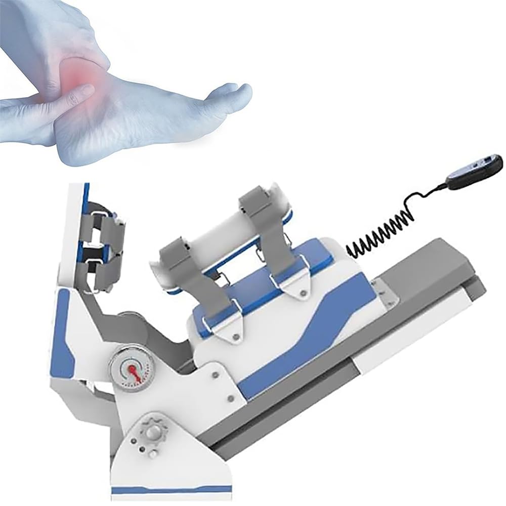 NGARY Esercitatore Elettrico per Lo Stretching Dell'articolazione della Caviglia, Dispositivo per La Riabilitazione della Caviglia, Allenamento per La Flessione E L'estensione Ad Angolo Completo