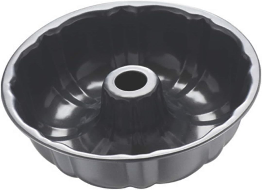 Zollyss Nonstick Bakeware Pumpkin Shape Cake Mold Jelly Pan Round Deep Baking Mold, 1 Piece - Black