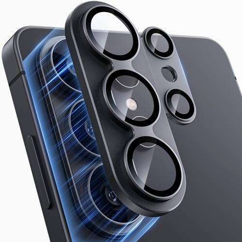 WSKEN for Samsung Galaxy S26 Ultra Camera Lens Protector - [Military Grade Shatterproof] Full Coverage Matte Alloy Tempered Glass Rear Camera Screen Protector for Galaxy S26 Ultra Black