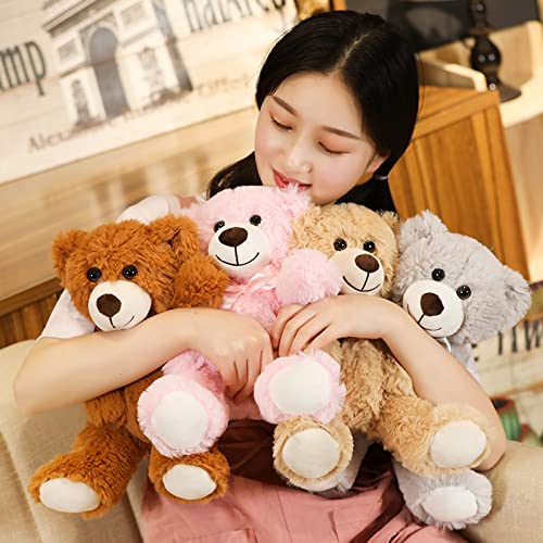 Yeqivo Teddybär gefülltes Tier Plüschtier Geschenk für Kind Freundin, 13.5 Zoll gefüllte Bären für Weihnachten Valentinstag Geburtstag Hochzeitsfeier(Khaki,1Pcs)