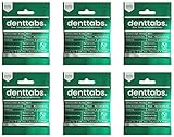  DENTTABS Zahnputz-Tabletten Ohne Fluorid (6 X 125 Stk.), Mild Und Angenehm, Vegan, Naturkosmetik