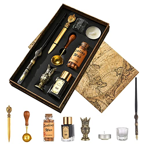 Joyeee Wooden Dip Pen Set with Ink