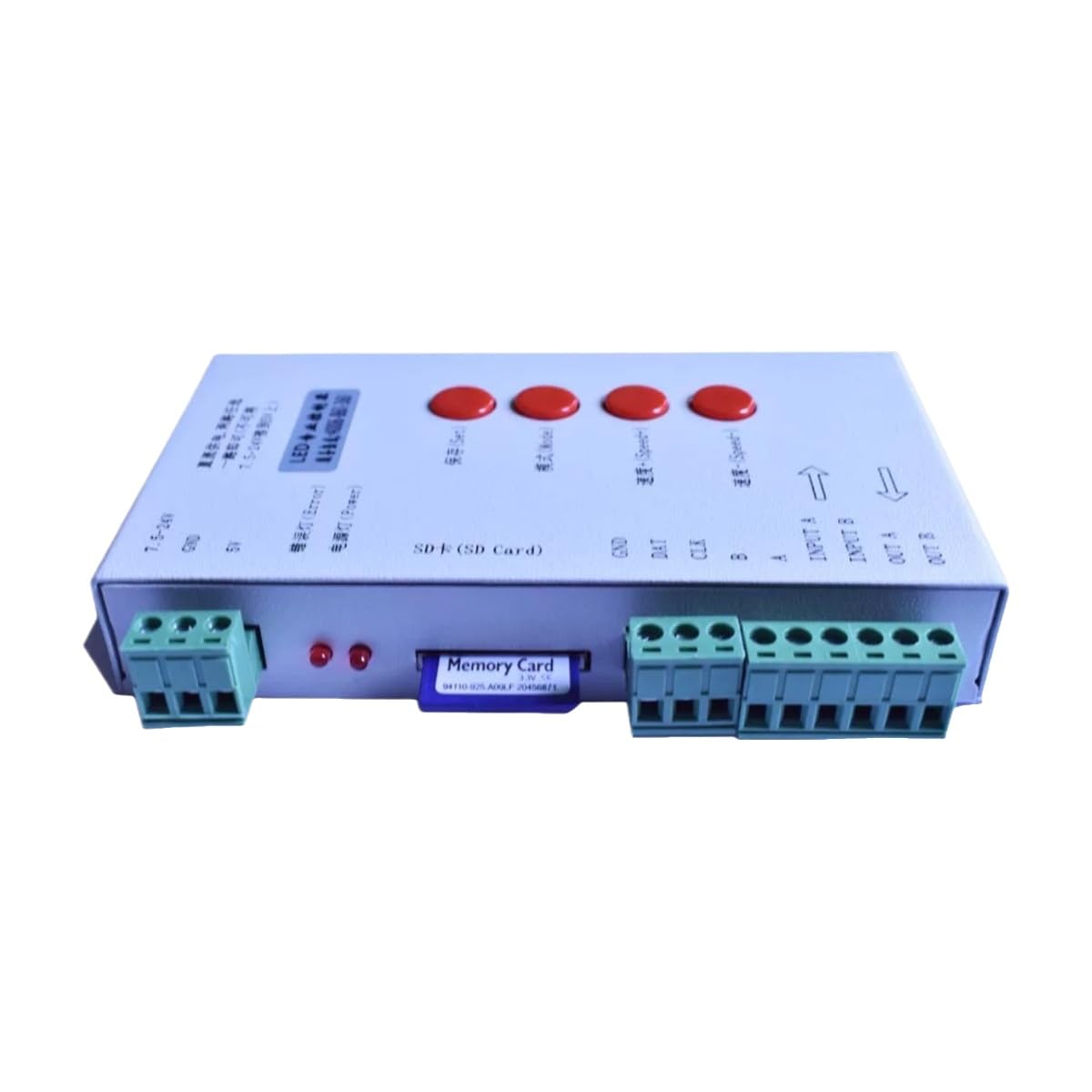 Contrôleur led T-1000S programmable polychrome carte SD pour pixel RGB - 6