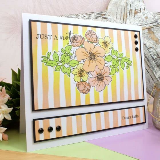 Hunkydory for The Love of Masks - Geranium Bouquet 8