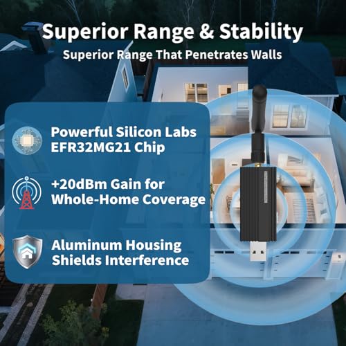 Passerelle Zigbee 3.0 clé USB EFR32MG21 coordinateur ZHA et Zigbee2MQTT Home Assistant - 4