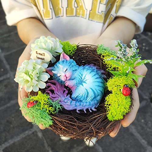 Devil Cat Epoxy Resin Silicone Mold Horned Dragon Kitten Spirit Animal For Polymer Clay, Soap, Candle, Jewelry Making Large Around 3Inch #TOP5