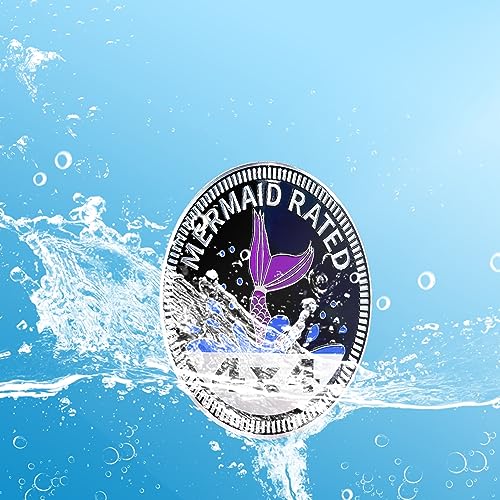 Image of EDINGM 2 PCS Mermaid Rated Metal Car Emblem, 4x4, Universal Fit, Compatible with Jeep Wrangler, Truck, SUV, RV