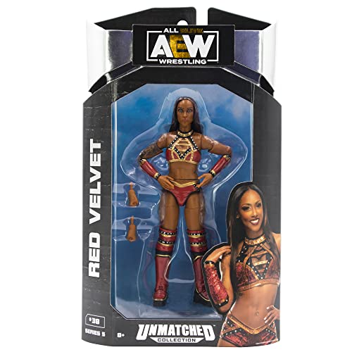 Ringside Red Velvet - AEW Unmatched Series 5 Toy Wrestling Action Figure
