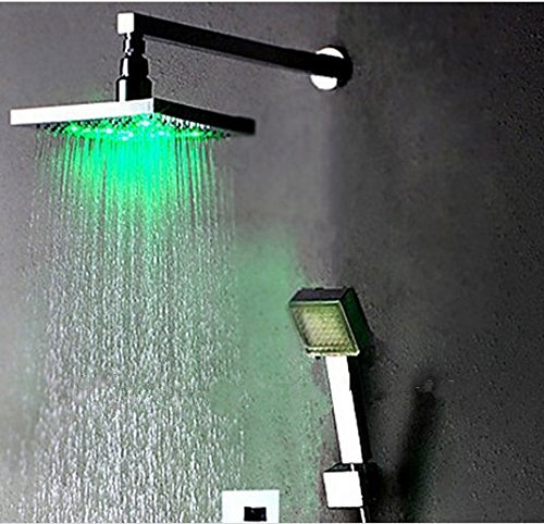 Pomme de douche pluie LED pour remplacer votre robinet ancien sans travaux