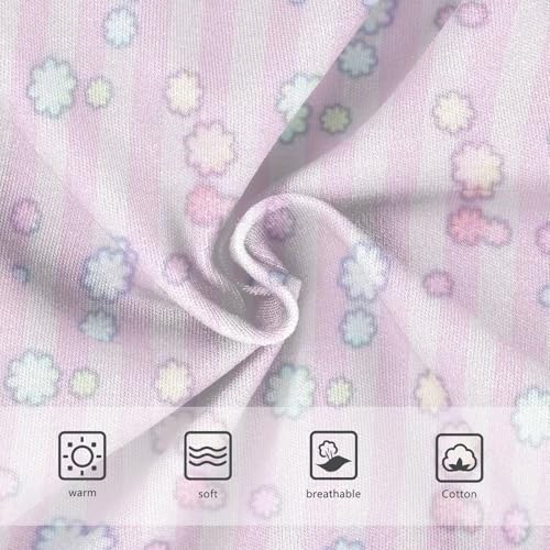 Girls' Underpants Kids Cotton Underwear Panties Briefs For Girl Age 2-8 Years Floral Flower Pattern3