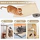 Selbstklebende Kratzschutzmatte für Sofa & Wand, 60x400 cm kratzschutz Sofa Katze- Trimmbarer Schutz gegen Katzenkratzer DIY Krallen KatzenteppichK (Reisweiß, 60 * 400cm)