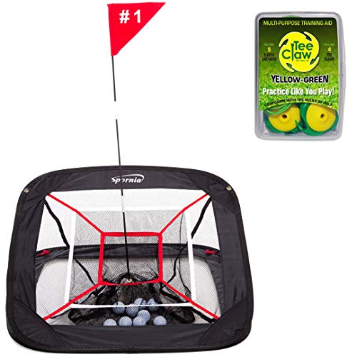 Spornia XL Pro Golf Chipping Net- Outdoor/Indoor Golfing Practice Target Nets | Backyard