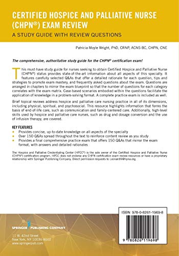 image for Springer Publishing Company Certified Hospice and Palliative Nurse (CH