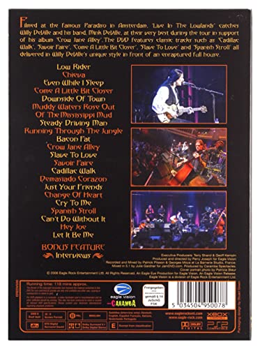 Willy Deville Live at the Lowlands DVD soluciona tu busqueda de directos 3