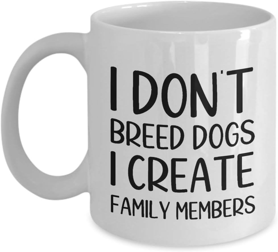 Puppy Breeder Themed Mug, Gifts For Men Or Women, Dog Breeder Coffee Cup, Family Members