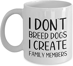 Puppy Breeder Themed Mug, Gifts For Men Or Women, Dog Breeder Coffee Cup, Family Members