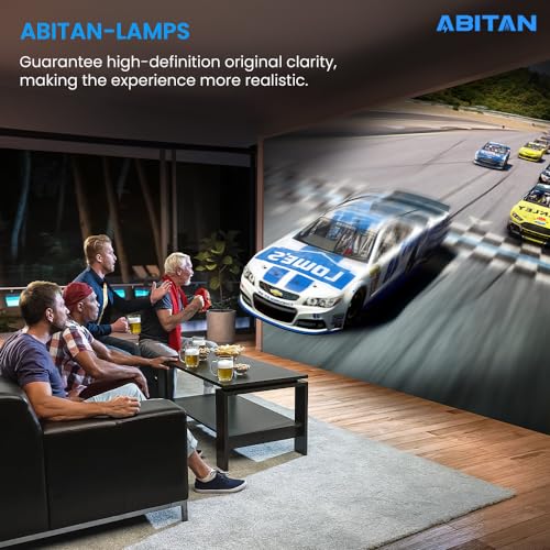 Image of ABITAN for Epson ELPLP54 /ELPLP58 /V13H010L58 Replacement Projector Lamp Bulb EX7200 EX5200 EX3200 PowerLite Home Cinema 705HD EX31 EX51 EX71 S10+ H331A H310C H309A H368A EB-S9 S10 S92.