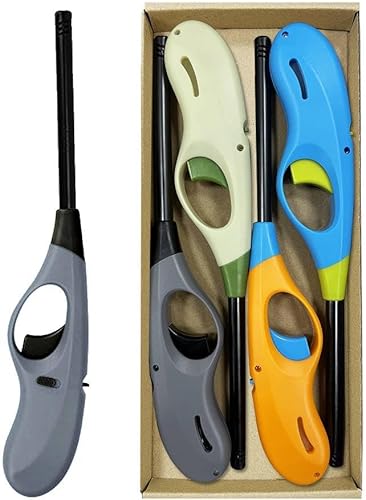 Encendedor de antorcha de butano impermeable resistente al viento encendedor de regalos para hombres encendedor para velas camping uso familiar sin