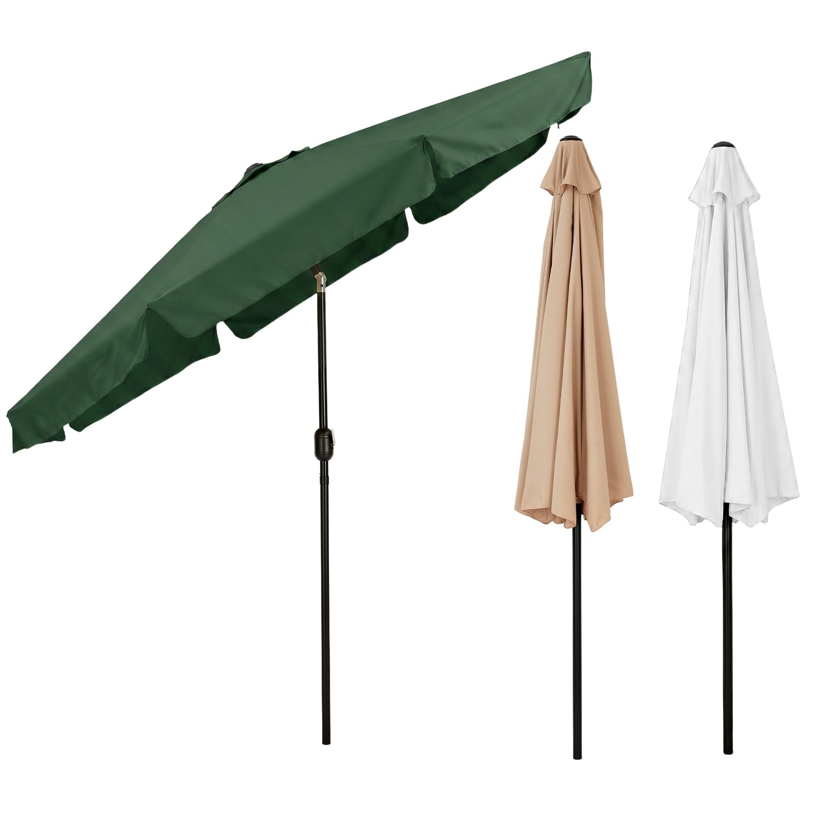 ガービー(Garvee) ガーデンパラソル 大型 パラソル 230cm/270cm 風に強い 日除け 紫外線対策 UVカット 日傘 チルト機能付き 角度調整可能 撥水加工 ハンドル開閉 アウトドア ベランダ テラス ガーデン キャンプ