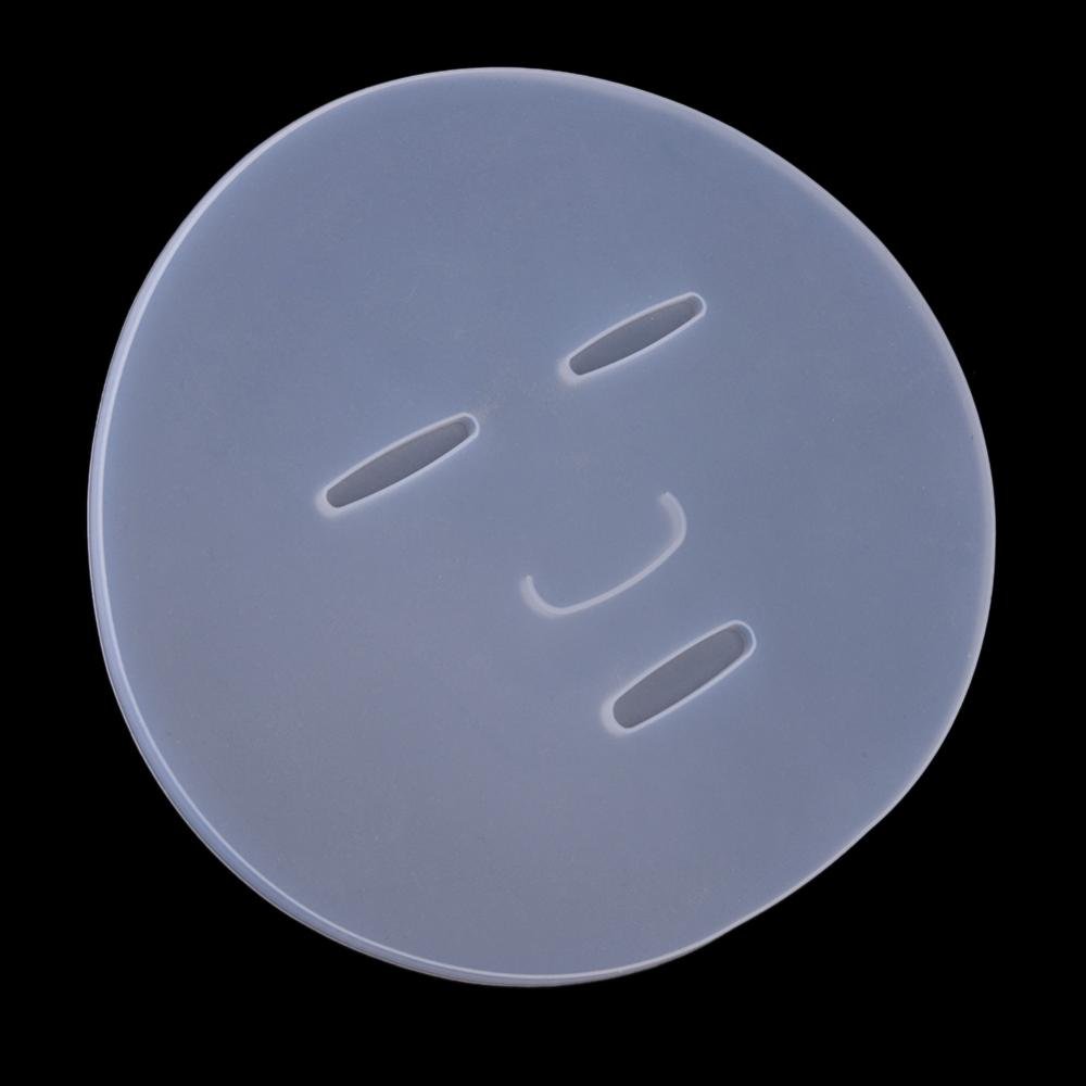 5 Stück Silikon Gesichtsmasken DIY Masken Masken Formen Formen Maske Weiß