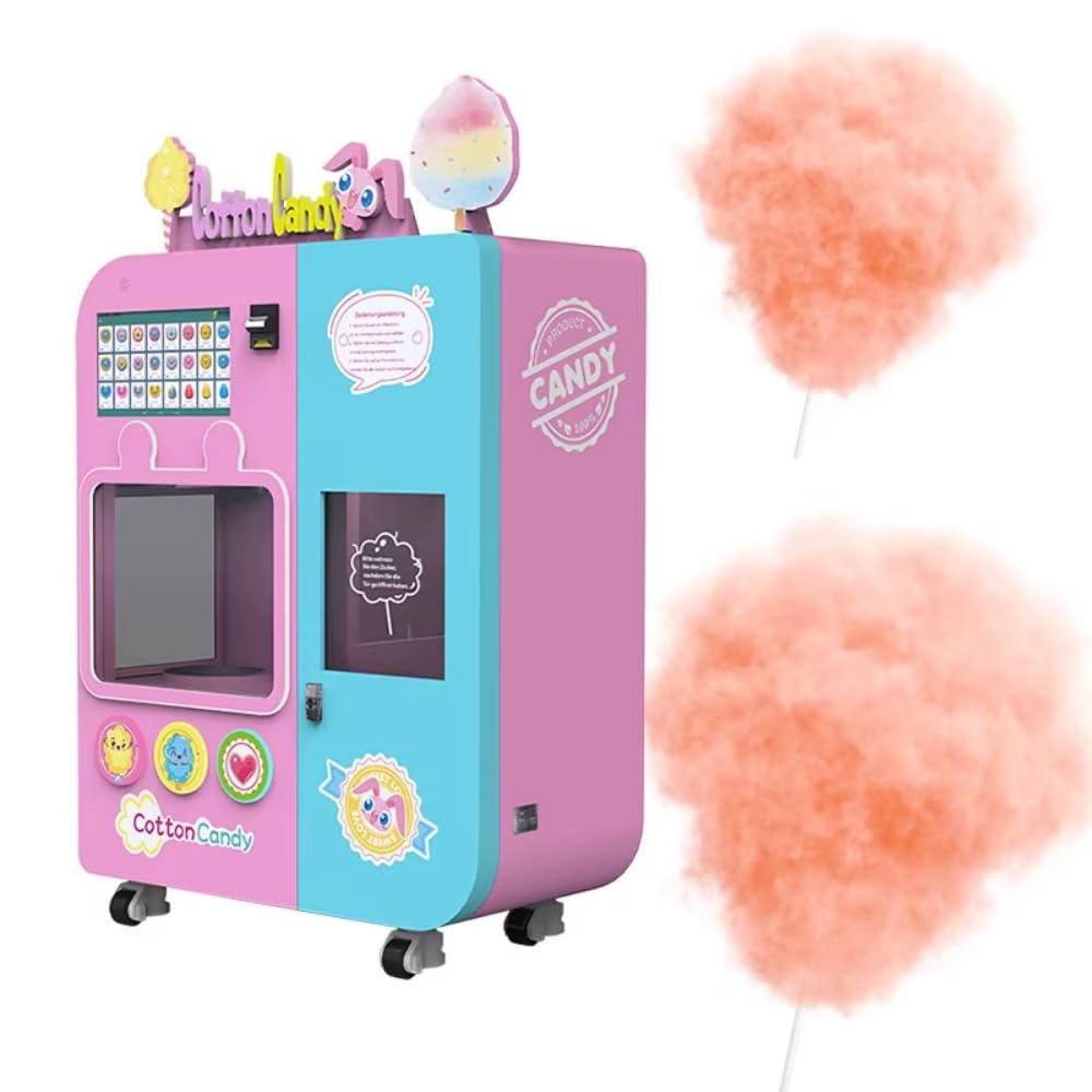 Cotton Candy Vending Machine with Automatic Cotton Candy Vending