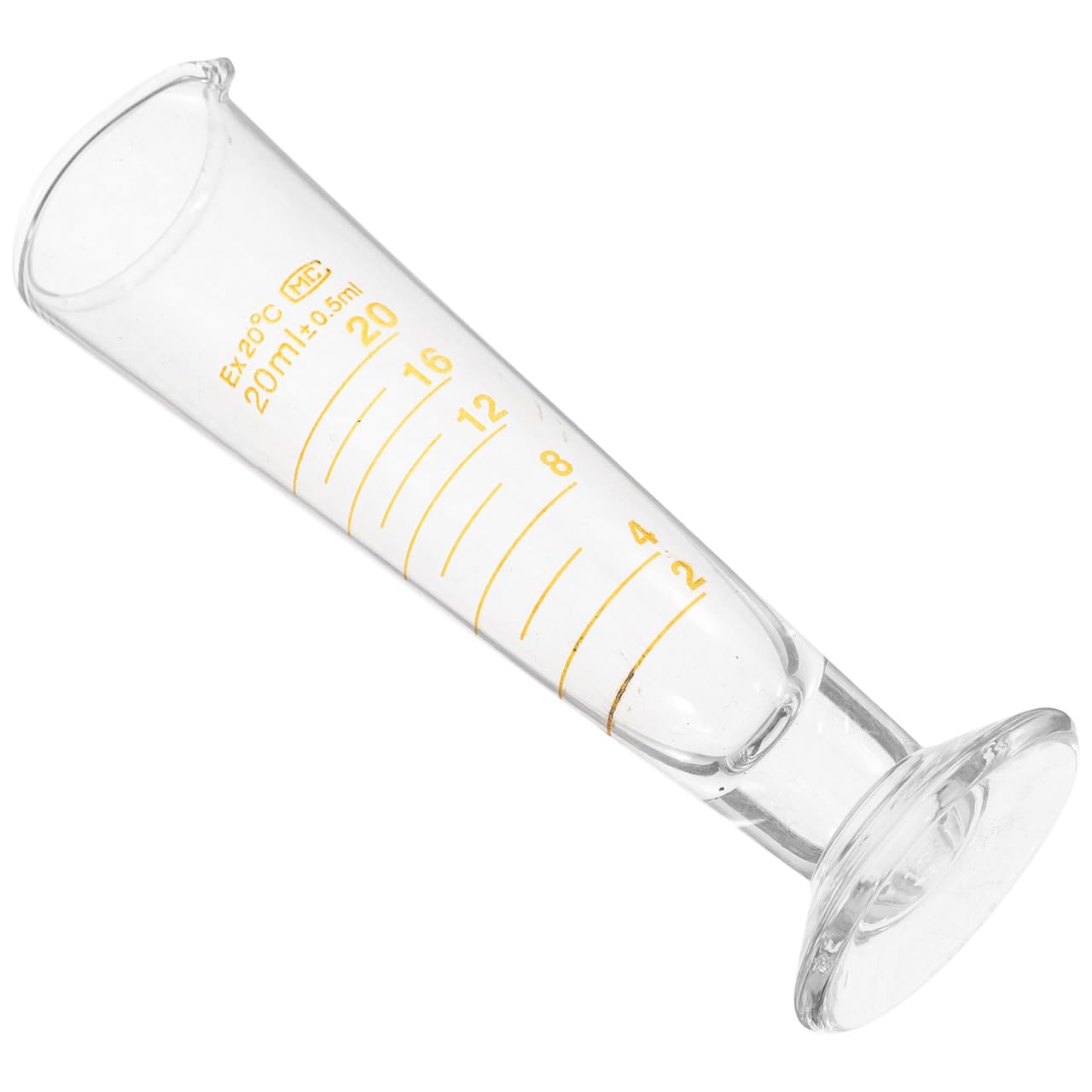 Glass Laboratory Beaker 20ml with Scale Graduated Measuring Cup Borosilicate Chemistry Beakers for Scientific and Industrial Lab Use