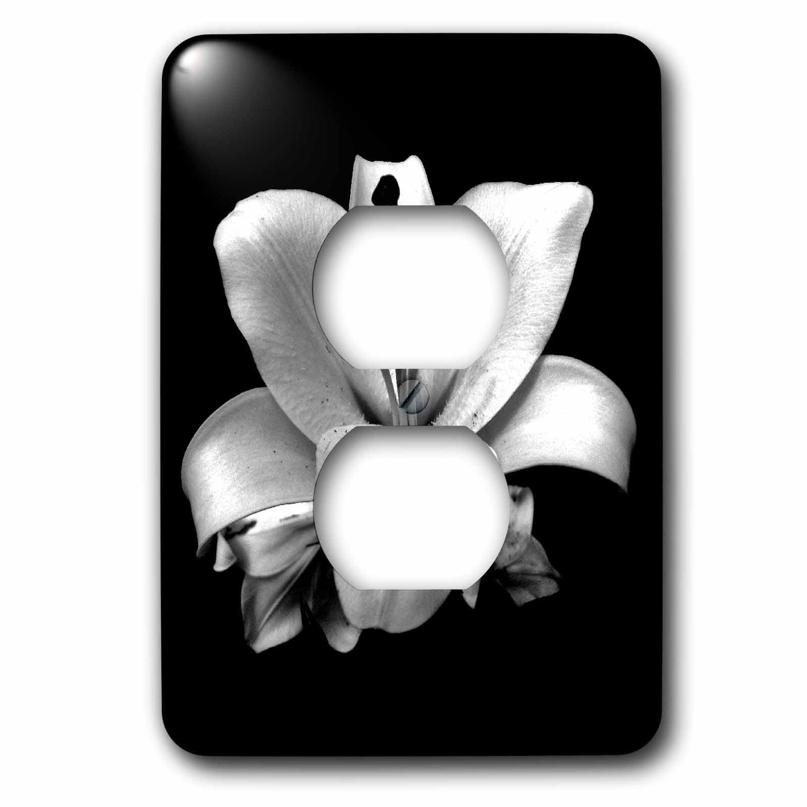 Bouchon de prise de fleurs noir blanc 3dRose LSP_253517_6 décoratif