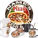 Any Name's Any Text Pizza Fresh and HOT Custom Personalized Chic Tin Sign Rustic Shabby Vintage Style Retro Kitchen Bar Pub Coffee Shop Man cave Decor Gift Ideas