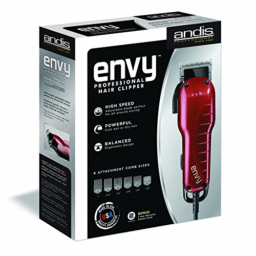 image for Andis 66215 Professional Envy Hair Clipper – High-Speed Adjustable C
