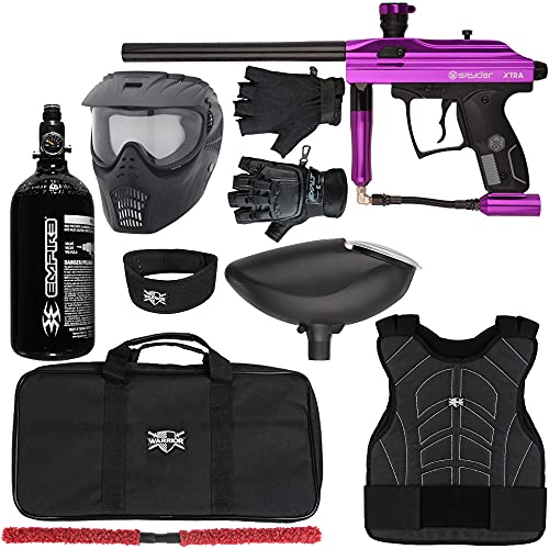 Image of Action Village Kingman Spyder Xtra Level 1 Protector Paintball Gun Package Kit