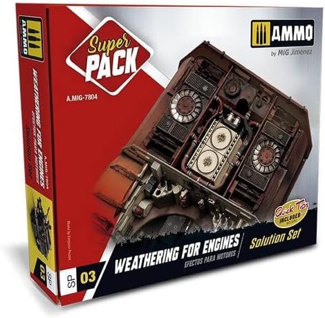 Super Pak Weathering for Engines by AMMO by MIG