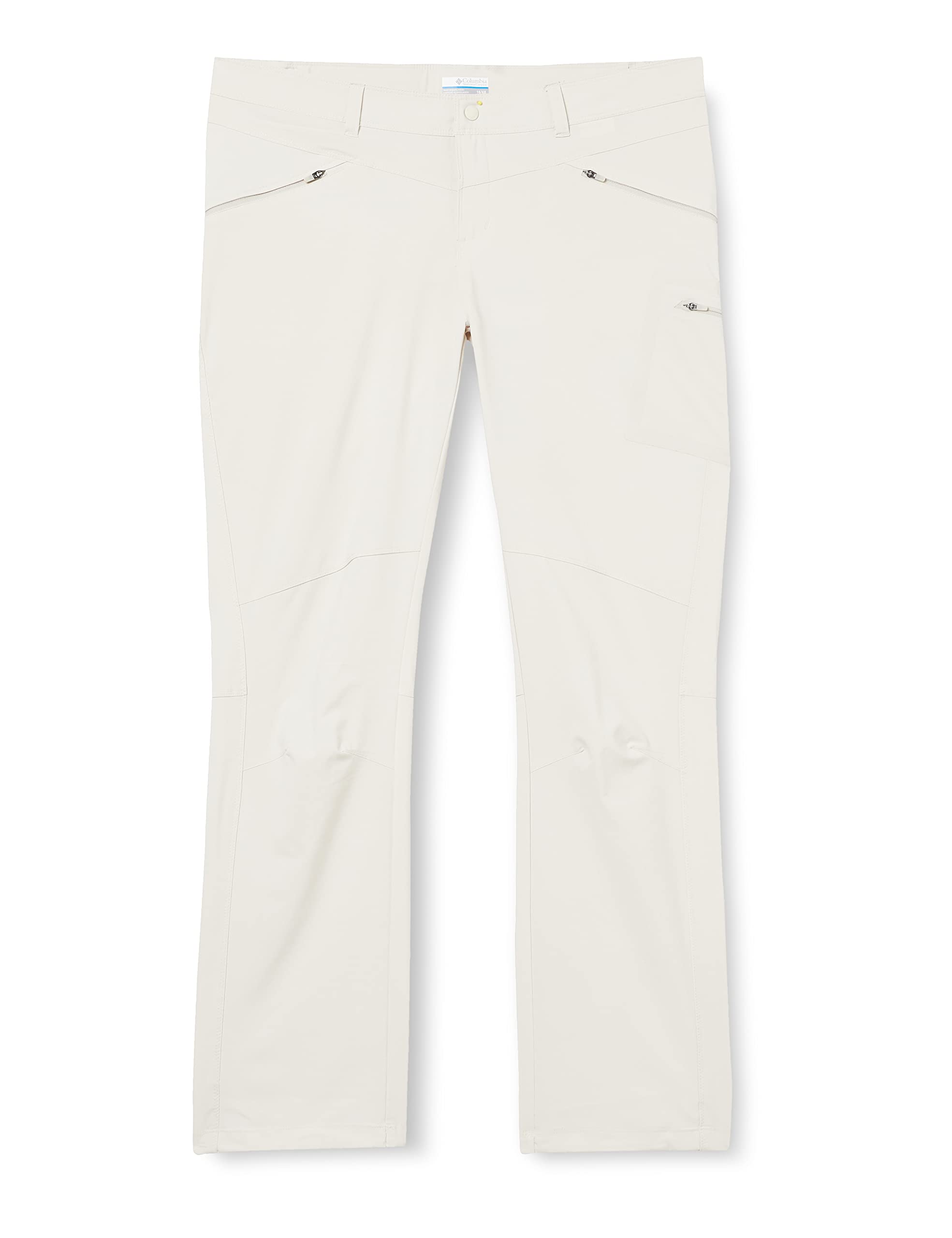 Columbia Women's Peak to Point Pant Hiking Trousers, Stone, Size 16