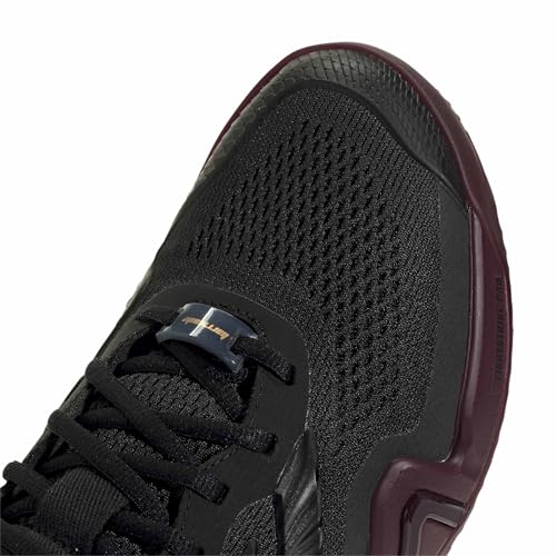 Image of adidas Mens Barricade 14 Tennis Sneakers Shoes - Black, Orange