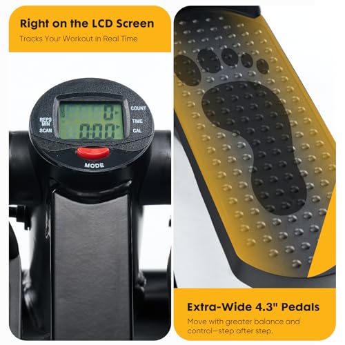 Image of NEWBULIG Mini Stepper for Exercise at Home Stair Step Machine for Indoor Fitness Portable Home Gym Stepper for Full Body Workout 300lb Weight Capacity