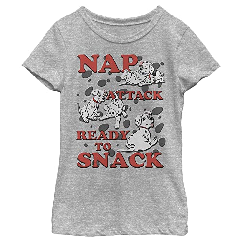 Fifth Sun Little, Big Disney 101 Dalmations Nap Attack Snack Pups Girls Short Sleeve Tee Shirt