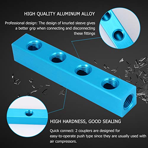 VILLCASE Encaixe de Ar Conector de ConexÃ£o RÃ¡pida Plugues PneumÃ¡ticos AcessÃ³rios para Compressor