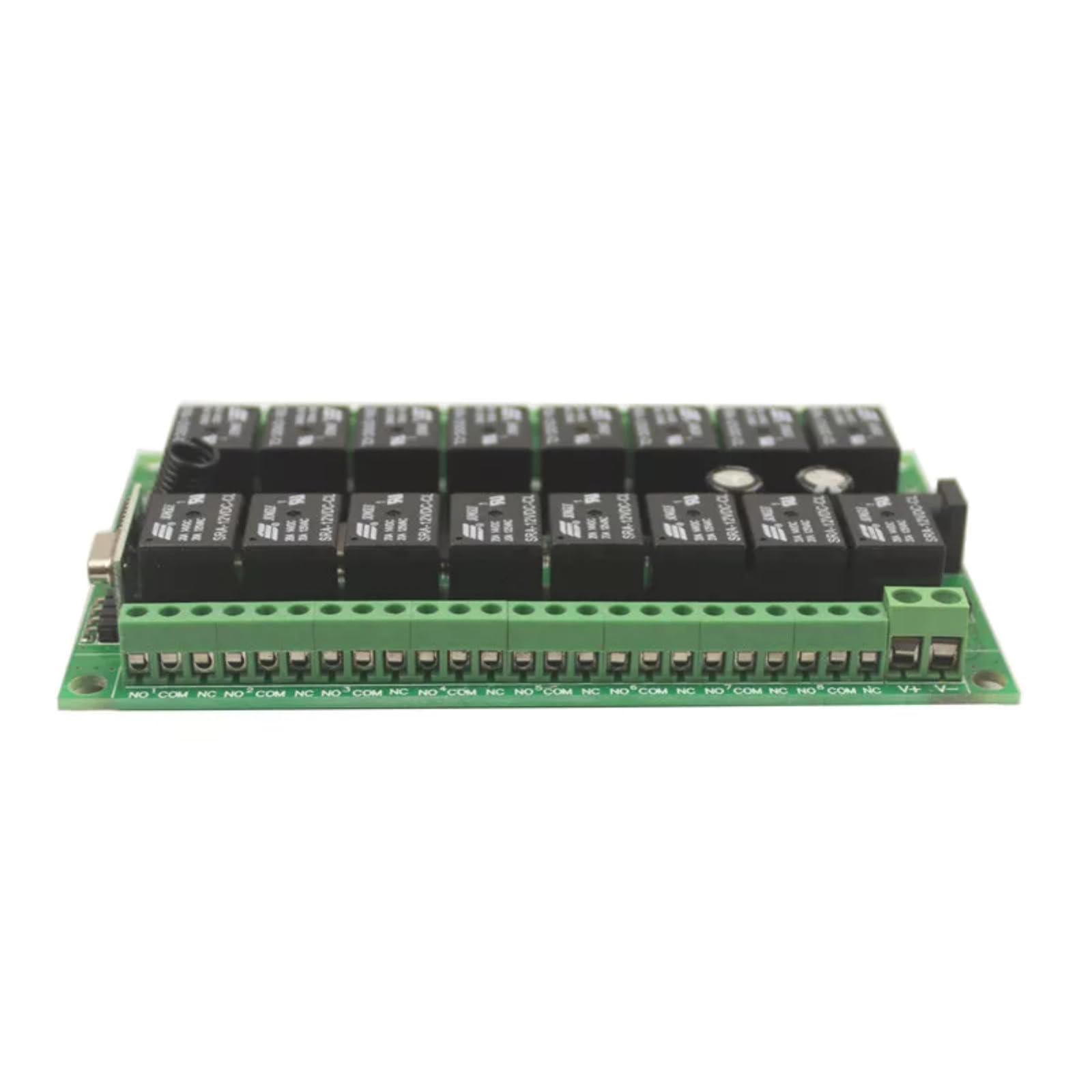 Interruptor de control remoto inalámbrico de 16 canales, módulo receptor de relé RF, transmisor + receptor DC12V