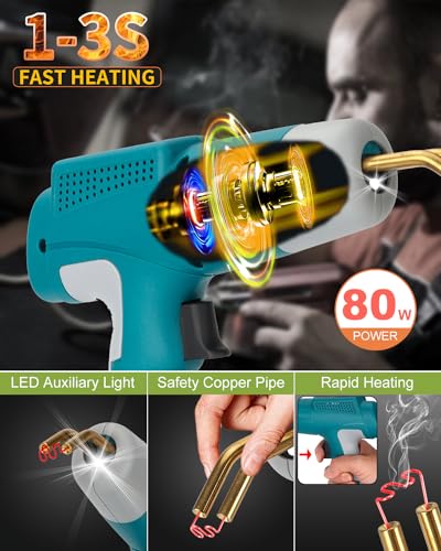 Taingwei Kit de ferramentas de soldador de plástico sem fio para bateria Makita 18v LXT, kit de repa