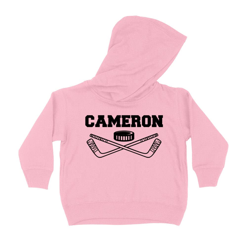 Hockey Cameron Kids Hoodie Sweatshirt Toddler 2T Light Pink