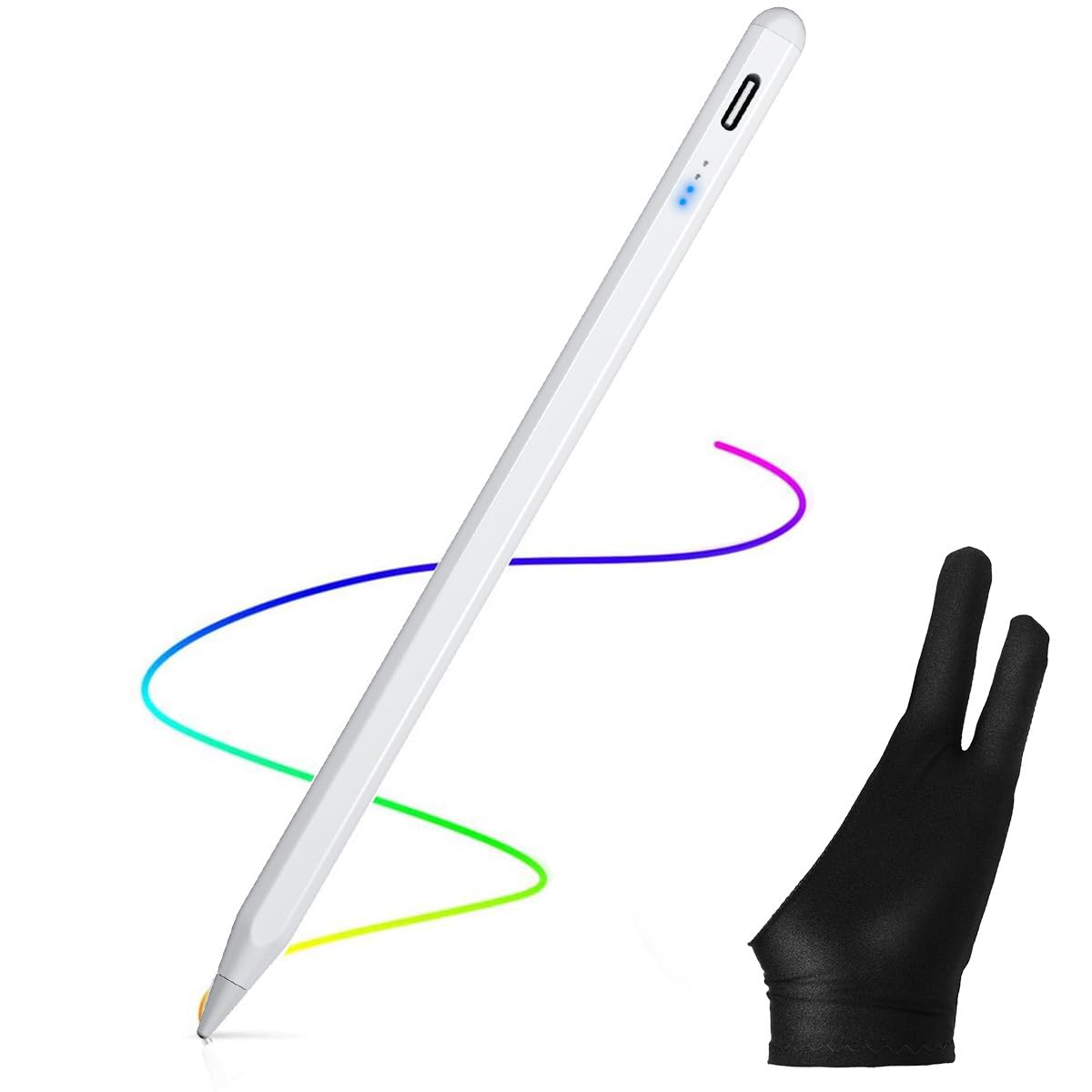 – AICase Stylus Pen Universal Touch Screen Capacitive Pen,Tip 1.45mm,10 Hours of Play and 30 Days Standby Time,Rechargeable Stylus for Any Touch Screen