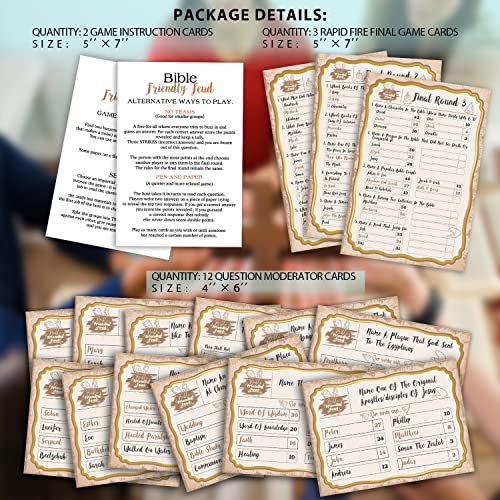 Bible Trivia Game: Family Feud Quiz for Church Groups & Community Parties - Includes 300+ Questions - image 2