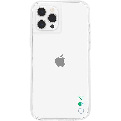 CASE MATE ECO94 Plant Based - Case for iPhone 12 and iPhone 12 Pro (5G) - Eco Friendly- 10 ft Drop Protection - 6.1 inch - Clear
