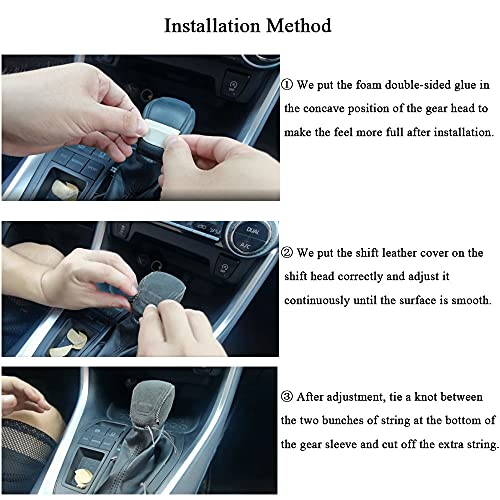 Rifoda for Toyota RAV4 Interior Center armrest Box Cover Decoration for 2019 2020 2021 Toyota RAV4 Leather Materials Scratch and wear Resistant Accessories(Black Leather Black Thread) by Rifoda - Image 7