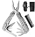 Multitool 24-in-1 Pocket Multi Tool Plier Knife Kit Heavy Duty Stainless Steel Multi-purpose Tool for Hunting Hiking Camping Outdoor Survival with Multifunctional Bracelet & Nylon Sheath (Multi-Plier)