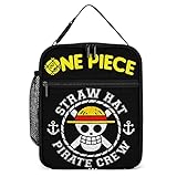 DIABX Anime Lunch Bag Tote Meal Bag, Neoprene Washable Insulation Thermal Lunch Bags Anime Food Bag Snack Bag for Hiking Lunchbox Storage Organizer